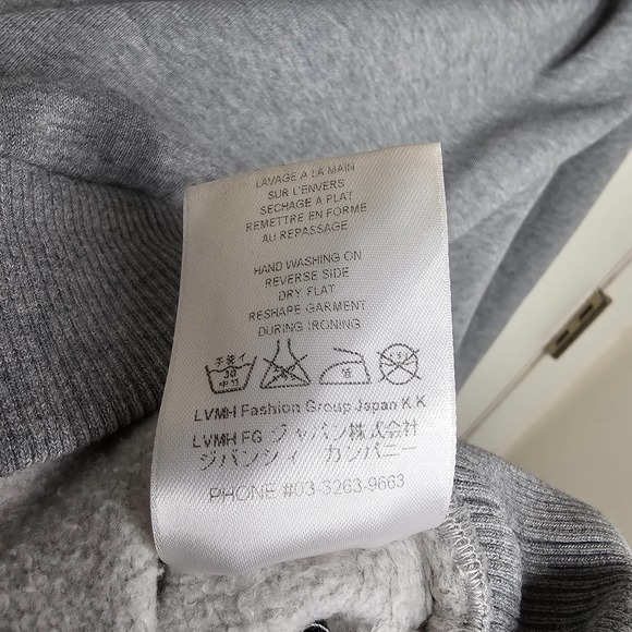 Givenchy Grey Knit Rottweiler Print Cuban Crew Neck S Men's Unisex Sweatshirt - Picture 8 of 8